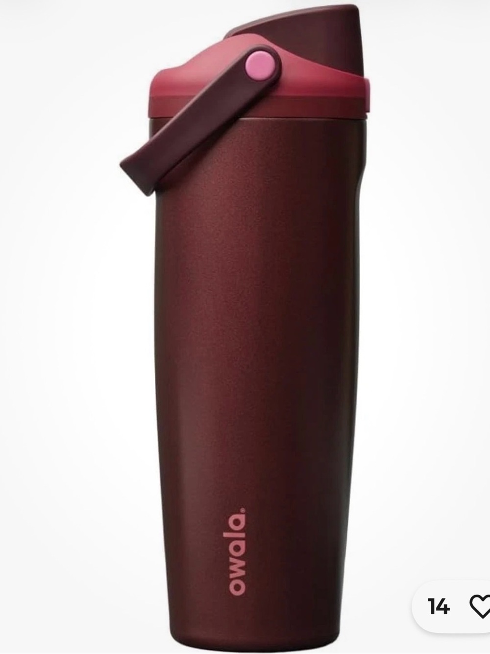 Owala FreeSip  drinking cup Black Cherry